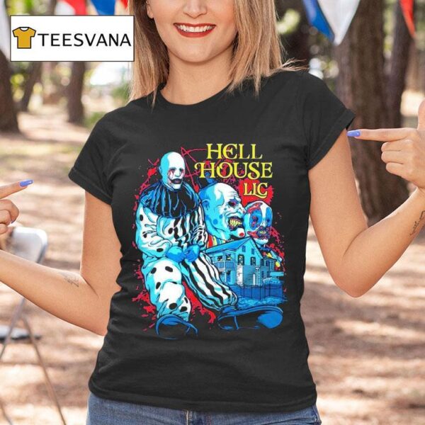 Hell House Llc Abaddon Awaits Clown T Shirt