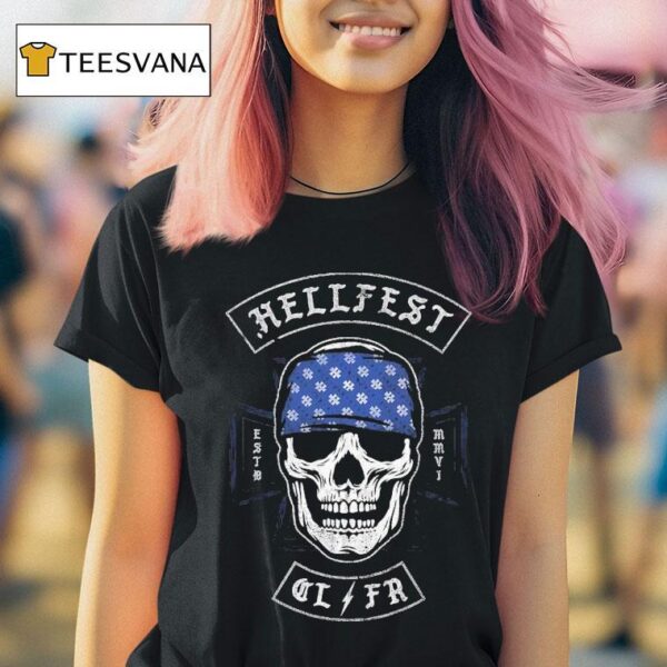 Hellfest Hellbanger Skull T Shirt
