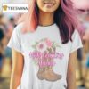 Hill Country Strong Texas Boots And Flowers Flood Relief T Shirt