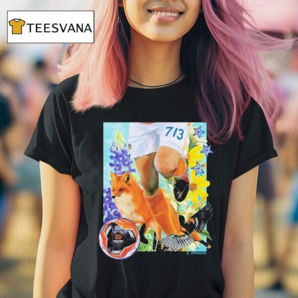 Houston Dynamo Fc X Free Walls H Town Fox T Shirt