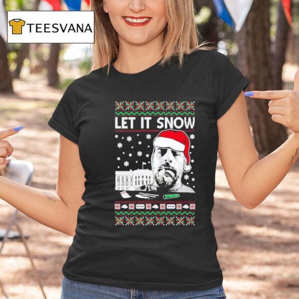 Hunter Biden Let It Snow Christmas T Shirt