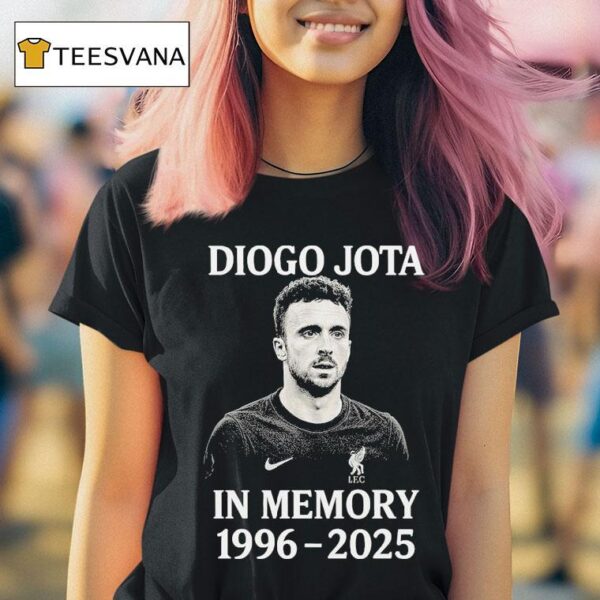 In Memory Of Diogo Jota Rip Liverpool T Shirt