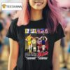 Indiana City Skyline Indiana Pacers And Fever Champions Signatures T Shirt