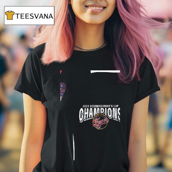 Indianna Fever Commissioner S Cup Champions Logo T Shirt