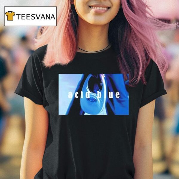 Ivoxygen Acid Blue Halftone T Shirt