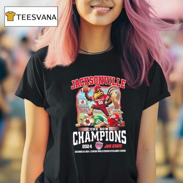 Jacksonville State Gamecocks Cure Bowl Champions Of Proud T Shirt