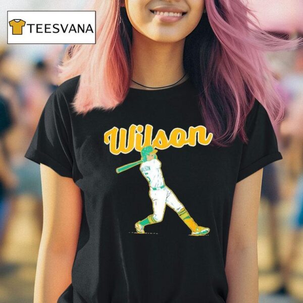 Jacob Wilson Oakland Athletics Baseball T Shirt