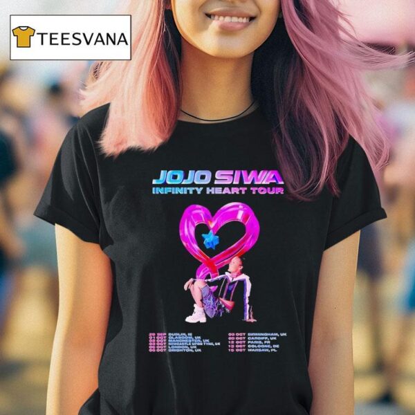 Jojo Siwa Infinity Heart Tour T Shirt
