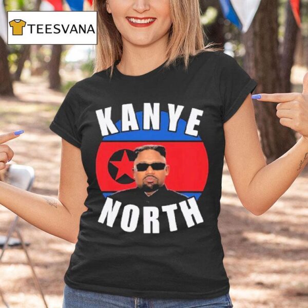 Kanye West X Kim Jong Un North Carolina T Shirt