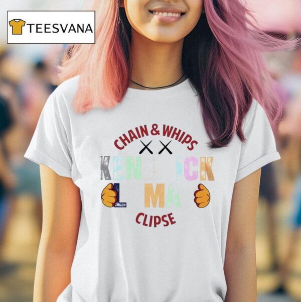Kendrick Lamar Chain And Whips Clipse T Shirt