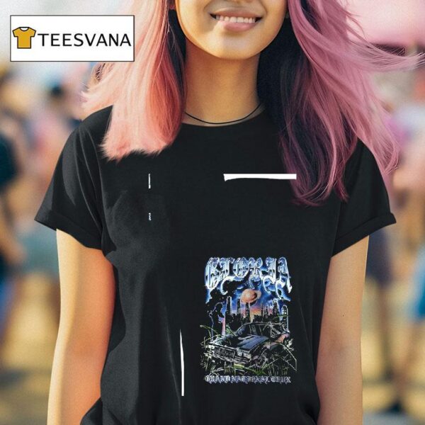 Kendrick Lamar Grand National Tour Sza Roster City Skyline T Shirt