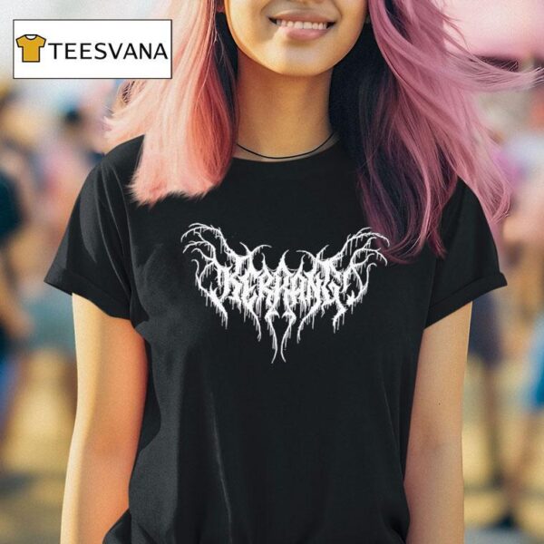 Kerrang Gothic Metal Logo T Shirt