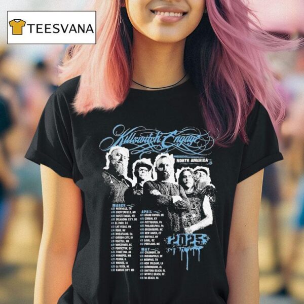 Killswitch Engage Wires Tour Dates T Shirt