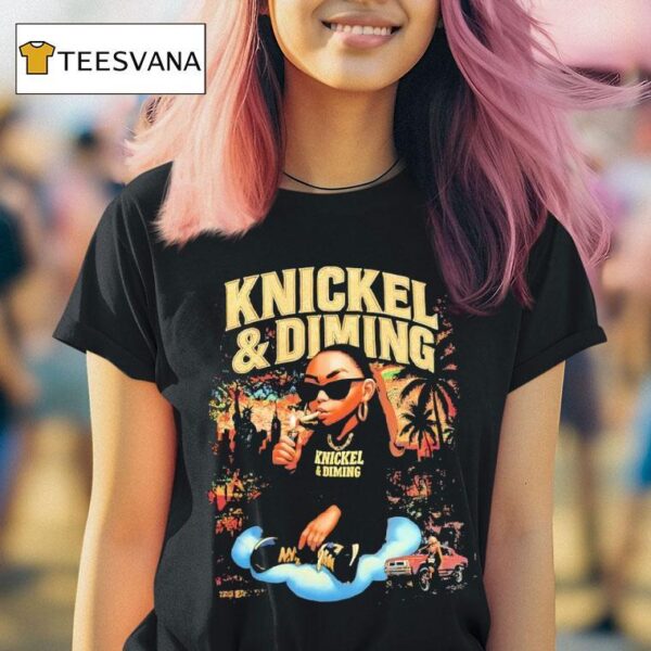 Knickel And Diming Smoking Retro T Shirt