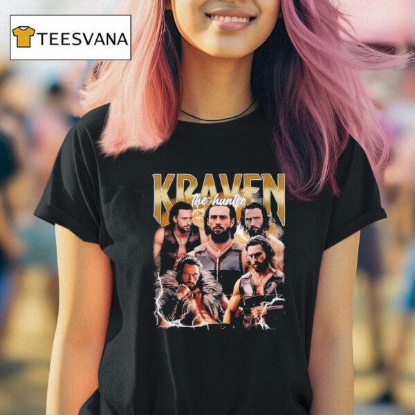 Kraven The Hunter Aaron Taylor Johnson Bootleg T Shirt