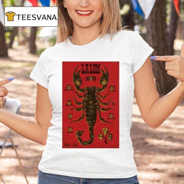 La Lom Southern Europe Tour Shows Scorpion T Shirt