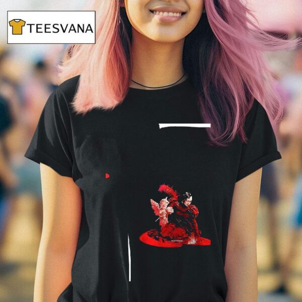 Lady In Red Graphic T Shirt