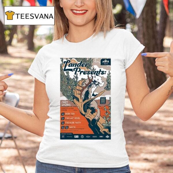 Lander Presents Lander Wy City Park T Shirt