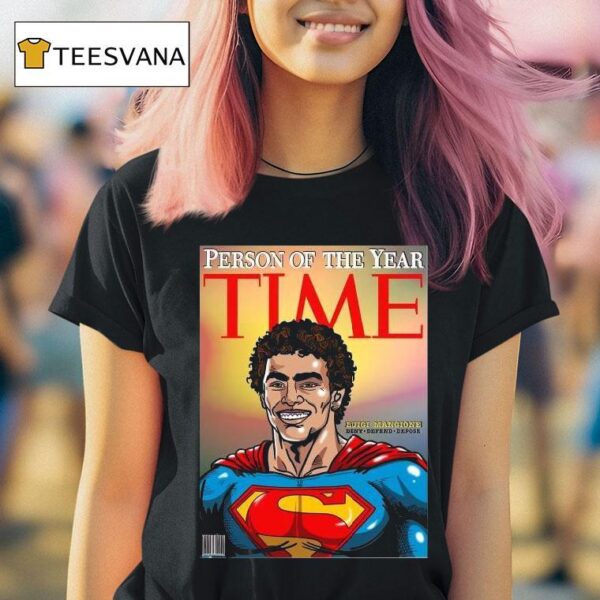Luigi Mangione Person Of The Year Time Deny Defend Depose Superman T Shirt