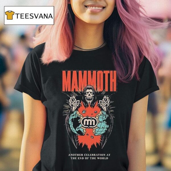 Mammoth Another Celebration At The End Of The World Reaper T Shirt