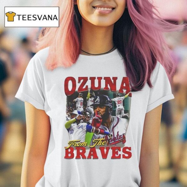 Marcell Ozuna From The Braves Baseball T Shirt