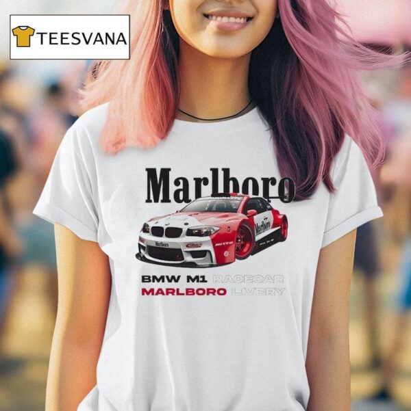 Marlboro Bmw M Race Car Marlboro Livery T Shirt