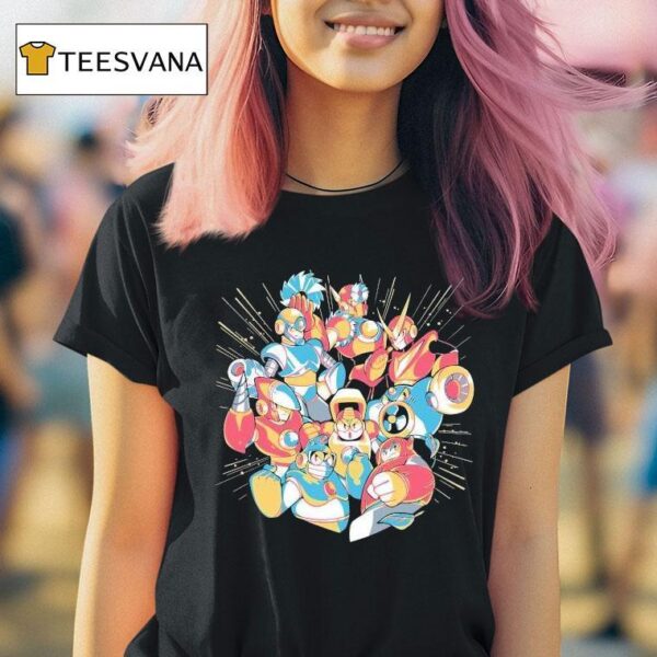 Mega Man Robot Masters Redux T Shirt