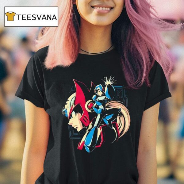 Mega Man Zero Brothers In Arm Cannons T Shirt
