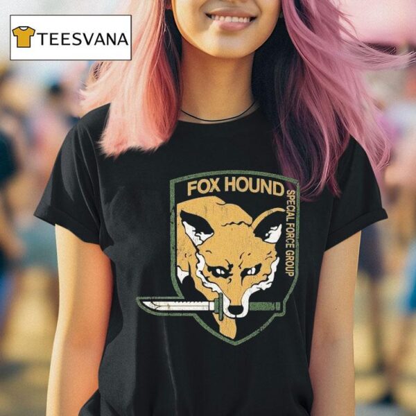 Metal Gear Solid Force Group Fox Hound T Shirt
