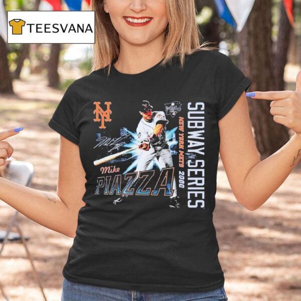 Mike Piazza New York Mets Subway Series Th Anniversary T Shirt