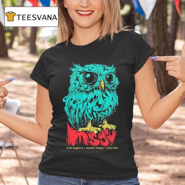 Mike Watt Mssv Mike Baggetta Stephen Hodges The Trio As A Triangle T Shirt