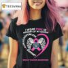 Milwaukee Brewers I Wear Pink In Memory Of My Cousin Hope Love Faith Support Breast Cancer Awareness T Shirt