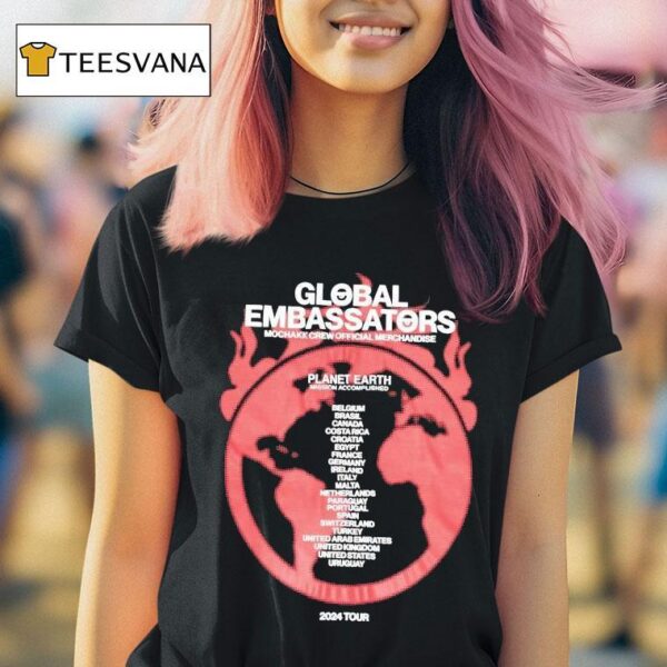 Mochakk Camiseta Global Embassators Tour T Shirt