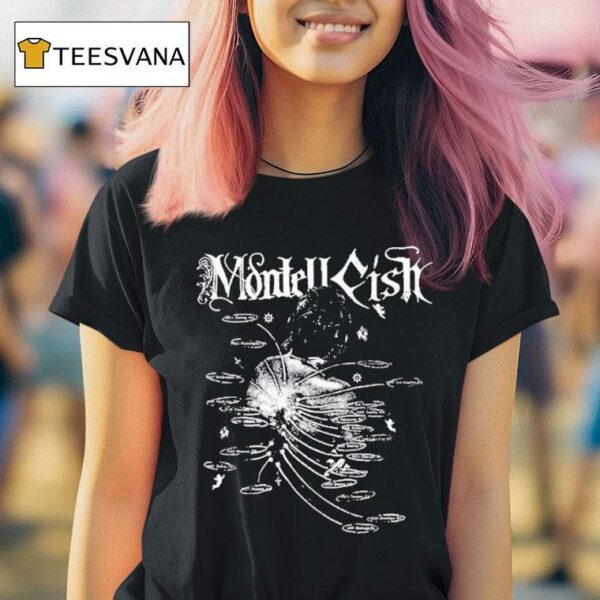 Montell Fish Rorschach Tour T Shirt