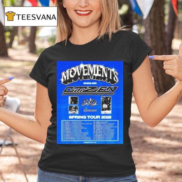 Movements Tap Citizen Scowl And Downward For Spring Tour T Shirt