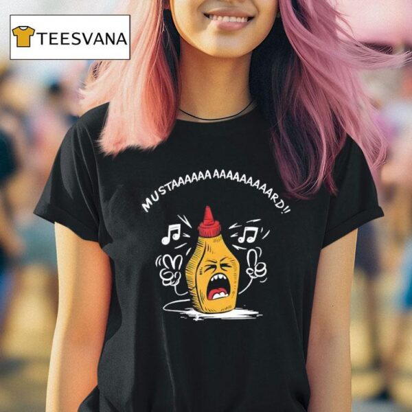 Mustard Lamar Tv Off Parody Mustard Bottle Sing T Shirt