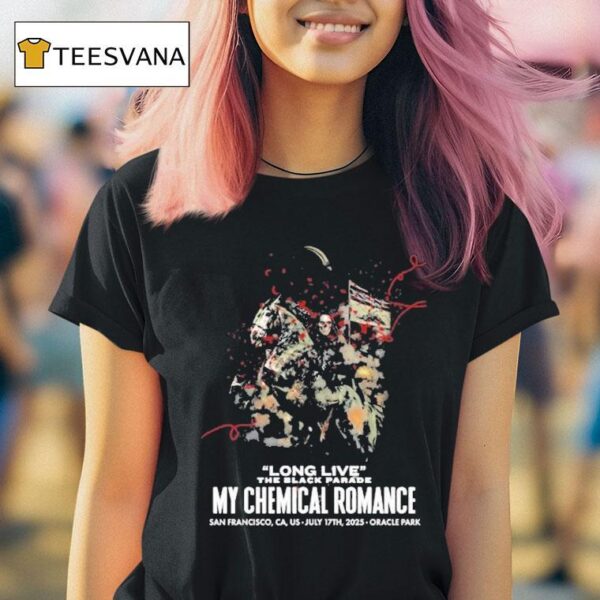My Chemical Romance July Oracle Park San Francisco Ca T Shirt