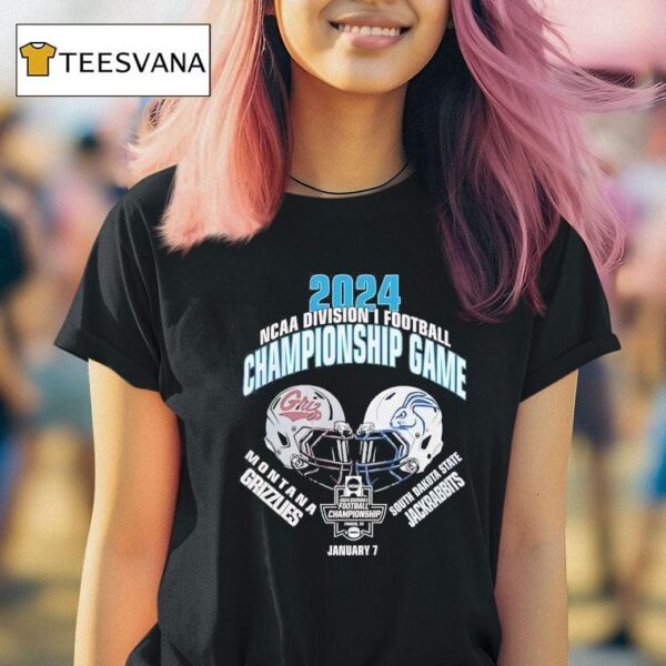 Ncaa Division I Football Champions Montana Grizzlies Vs South Dakota State Jackrabbits T Shirt