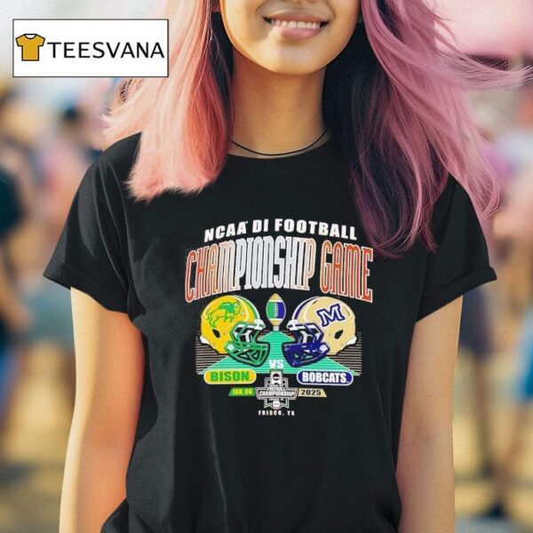 Ncaa Division I Football Championship Game North Dakota State Bison Vs Montana State Bobcats T Shirt