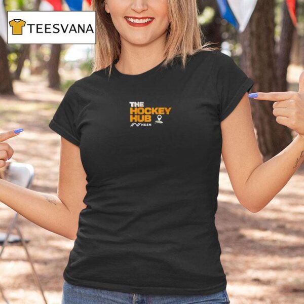 Nesn The Hockey Hub Logo T Shirt