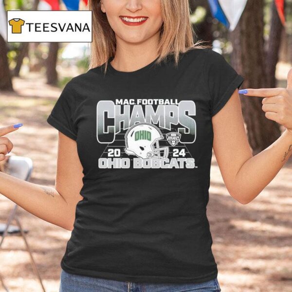 Ohio Bobcats Mac Football Champions T Shirt