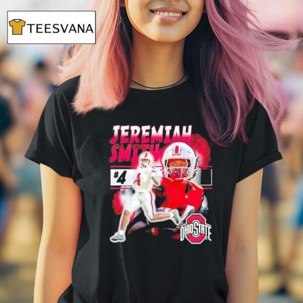 Ohio State Buckeyes Football Jeremiah Smith Freshman Record T Shirt