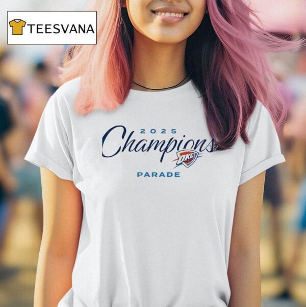 Oklahoma City Thunder Champions Parade T Shirt