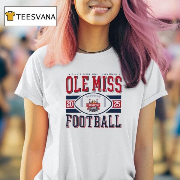Ole Miss Rebels Football Taxslayer Gator Bowl Jacksonville T Shirt