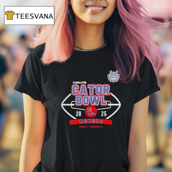 Ole Miss Rebels Taxslayer Gator Bowl T Shirt