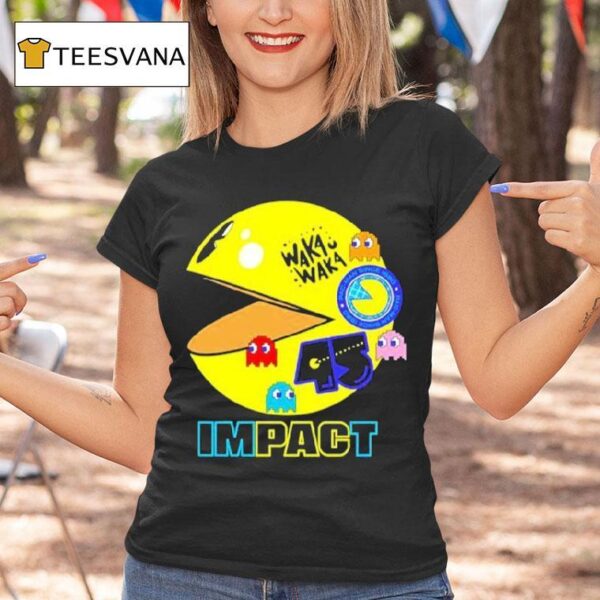 Pac Man Waka Waka Impact Celebrates Th Anniversary T Shirt