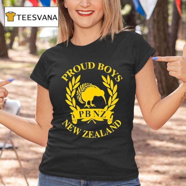 Pbnz Proud Boys New Zealand T Shirt