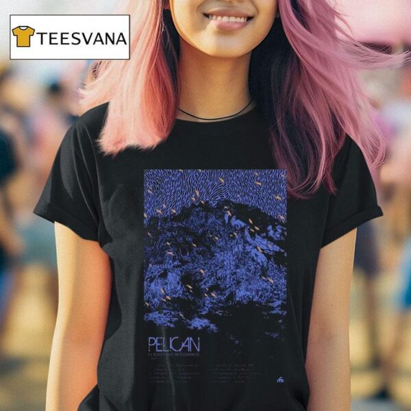 Pelican Flickering Resonance Summer Tour July Tour Dates T Shirt