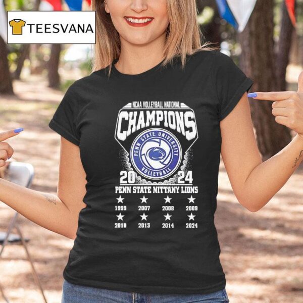 Penn State Nittany Lions Ncaa Volleyball National Champions T Shirt