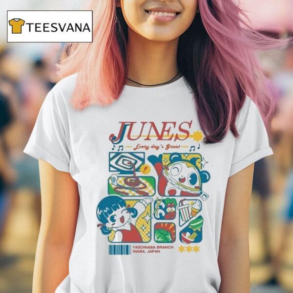 Persona Junes Every Day S Great Yasoinaba Branch Inaba Japan Shopping T Shirt
